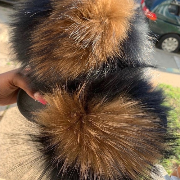 Have Mercy Custom Real Fur Slides sizes 5.5:6,6.5 only - Picture 6 of 6